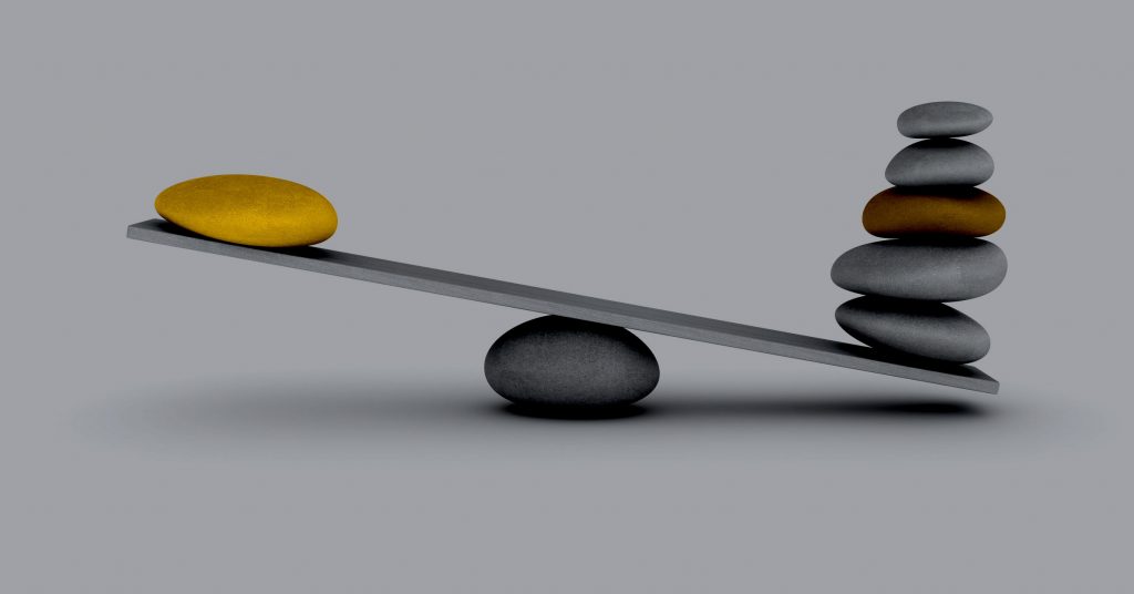 Rocks balancing
