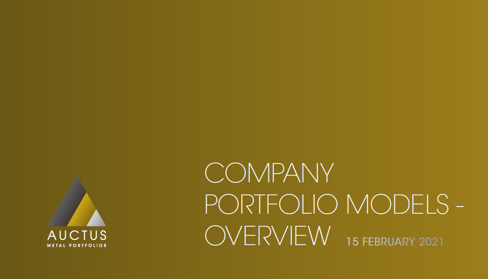 Auctus Metals Company Portfolio Models Overview